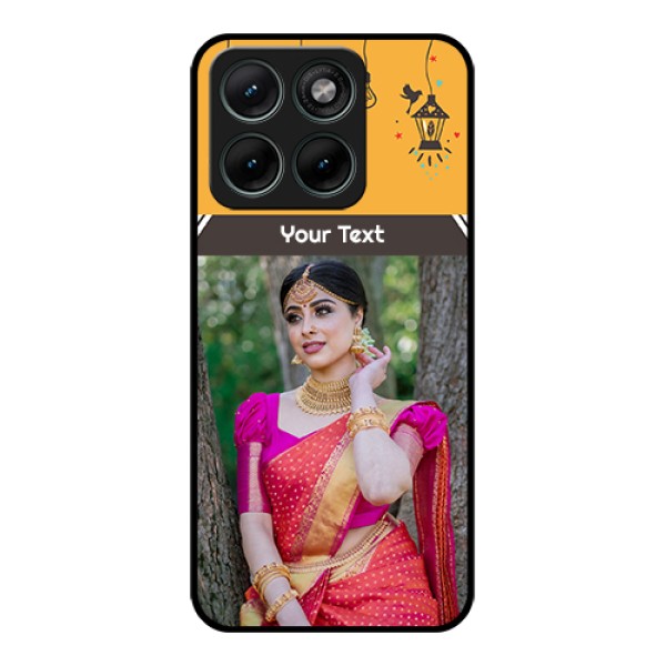 Motorola Edge 70 Fusion Custom Glass Phone Case - With Family Picture And Icons Motorola Edge 70 Fusion Custom Glass Phone Case - With Family Picture And Icons