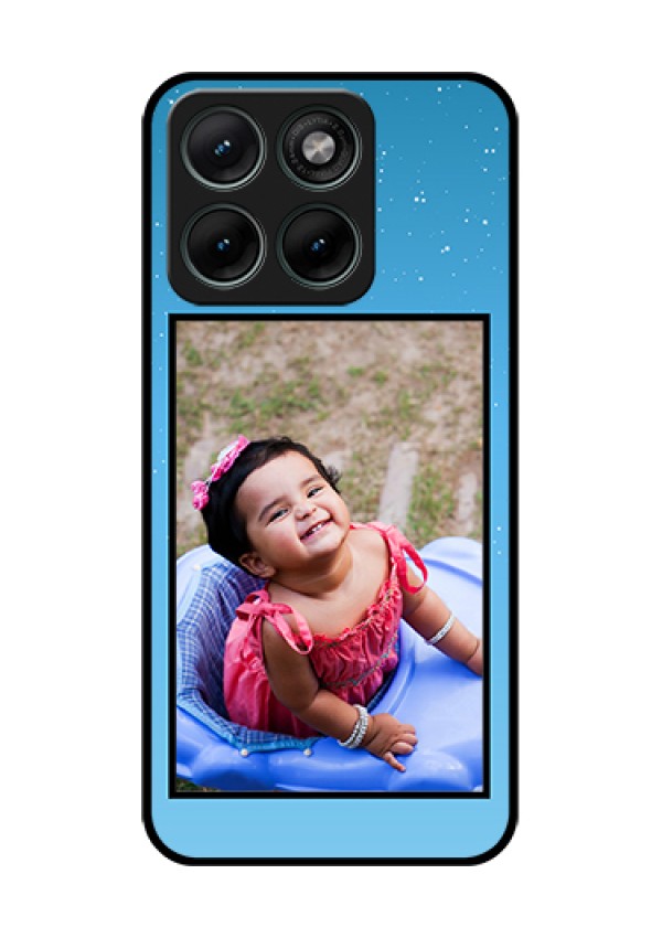 Motorola Edge 70 Fusion Custom Glass Phone Case - Wave Pattern Colorful Design