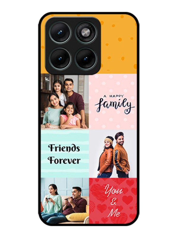 Custom Motorola Edge 70 Fusion Custom Glass Phone Case - Images With Quotes Design