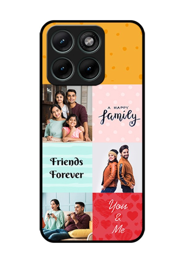 Motorola Edge 70 Fusion Custom Glass Phone Case - Images With Quotes Design