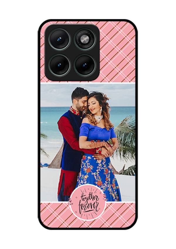 Motorola Edge 70 Fusion Custom Glass Phone Case - Together Forever Design