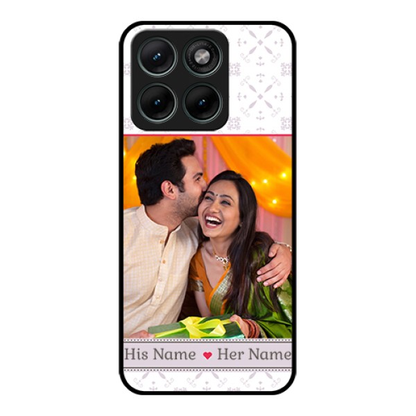 Motorola Edge 70 Fusion Custom Glass Phone Case - With Photo And Ethnic Design