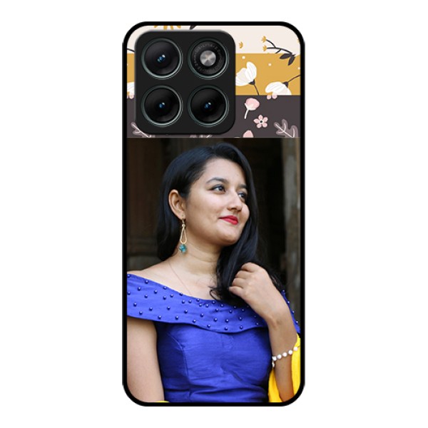 Motorola Edge 70 Fusion Custom Glass Phone Case - Stylish Floral Design