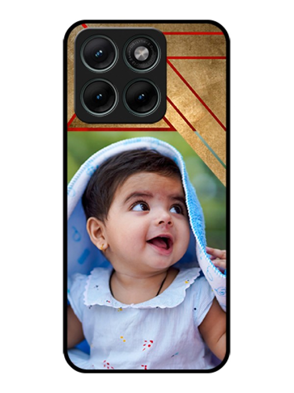 Custom Motorola Edge 70 Fusion Custom Glass Phone Case - Gradient Abstract Texture Design