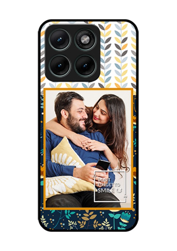 Motorola Edge 70 Fusion Custom Glass Phone Case - Pattern Design