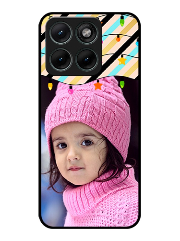 Custom Motorola Edge 70 Fusion Custom Glass Phone Case - Lights Hanging Design