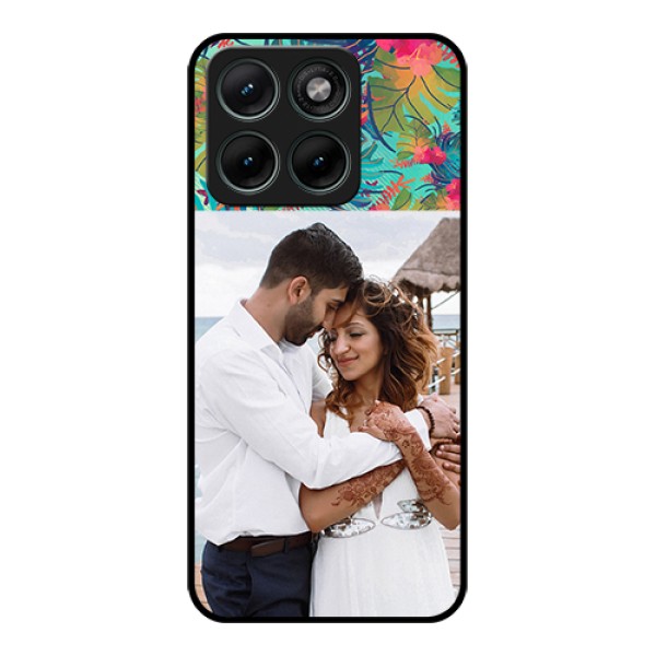 Motorola Edge 70 Fusion Custom Glass Phone Case - Watercolor Floral Design Motorola Edge 70 Fusion Custom Glass Phone Case - Watercolor Floral Design