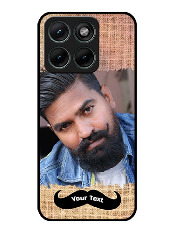 Custom Motorola Edge 70 Fusion Custom Glass Phone Case - With Texture Design