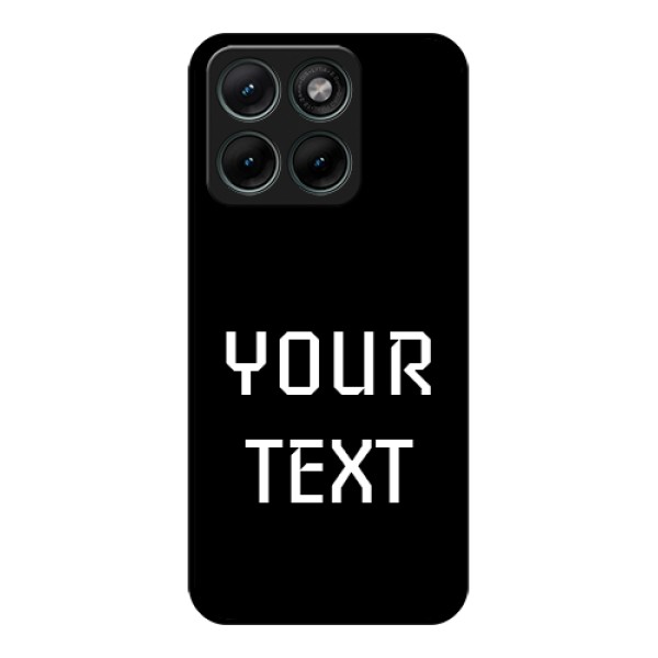 Motorola Edge 70 Fusion Custom Glass Phone Case - Your Name Design