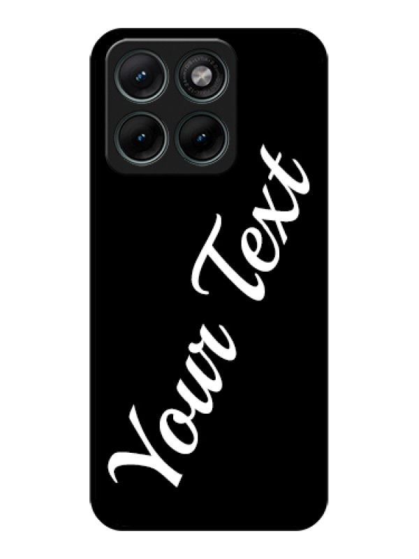 Custom Motorola Edge 70 Fusion Custom Glass Phone Case - With Your Name Design