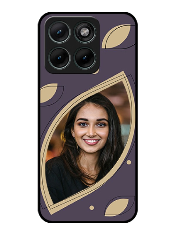 Custom Motorola Edge 70 Fusion Custom Glass Phone Case - Falling Leaf Design