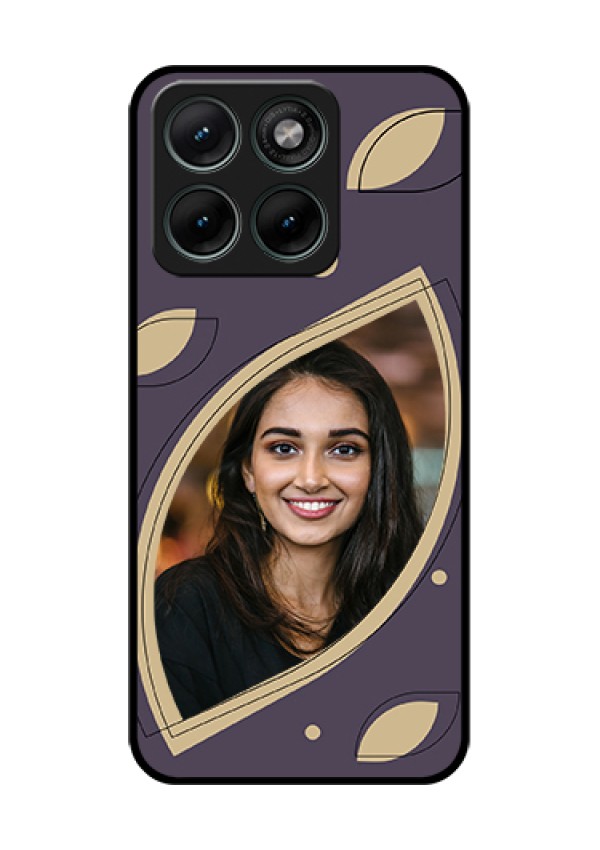Motorola Edge 70 Fusion Custom Glass Phone Case - Falling Leaf Design