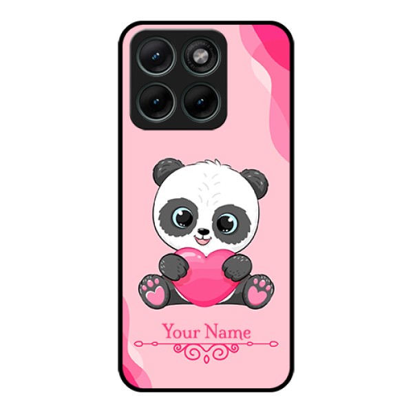 Motorola Edge 70 Fusion Custom Glass Phone Case - Cute Panda Design