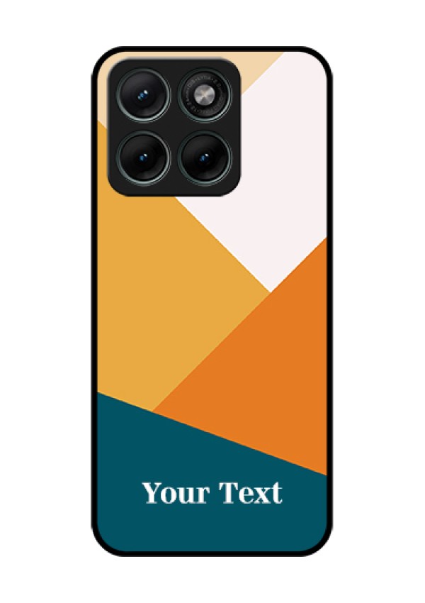 Motorola Edge 70 Fusion Custom Glass Phone Case - Stacked Multi - Colour Design