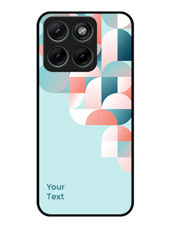 Custom Motorola Edge 70 Fusion Custom Glass Phone Case - Stylish Semi - Circle Pattern Design