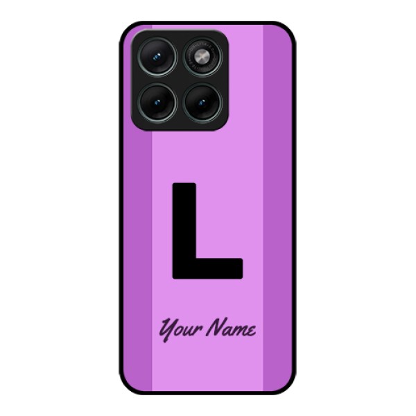 Motorola Edge 70 Fusion Custom Glass Phone Case - Tricolor Custom Text Design Motorola Edge 70 Fusion Custom Glass Phone Case - Tricolor Custom Text Design