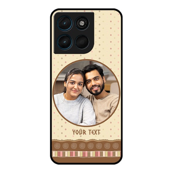 Motorola G Max 5G Custom Glass Phone Case - Brown Dotted Mobile Case Design Motorola G Max 5G Custom Glass Phone Case - Brown Dotted Mobile Case Design