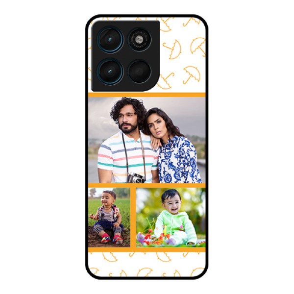 Motorola G Max 5G Custom Glass Phone Case - Yellow Pattern Design Motorola G Max 5G Custom Glass Phone Case - Yellow Pattern Design