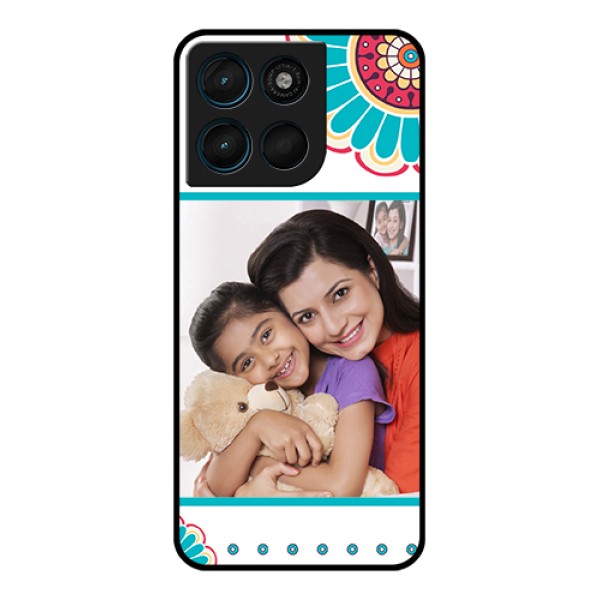 Motorola G Max 5G Custom Glass Phone Case - Flower Design