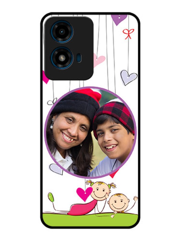 Custom Motorola G04 Custom Glass Phone CaseCute Kids Phone Case Design