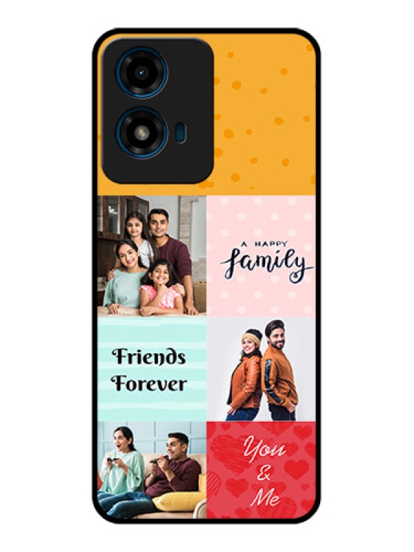 Custom Motorola G04 Custom Glass Phone CaseImages With Quotes Design