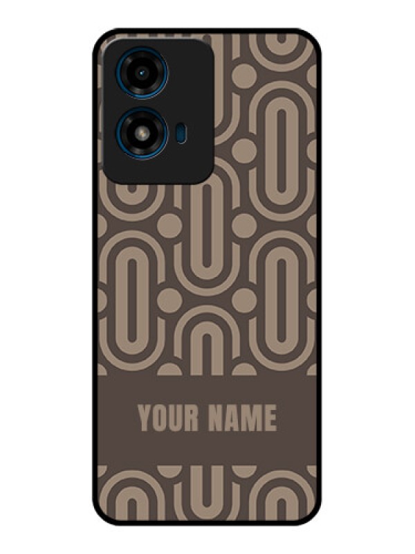 Custom Motorola G04 Custom Glass Phone CaseCaptivating Zero Pattern Design