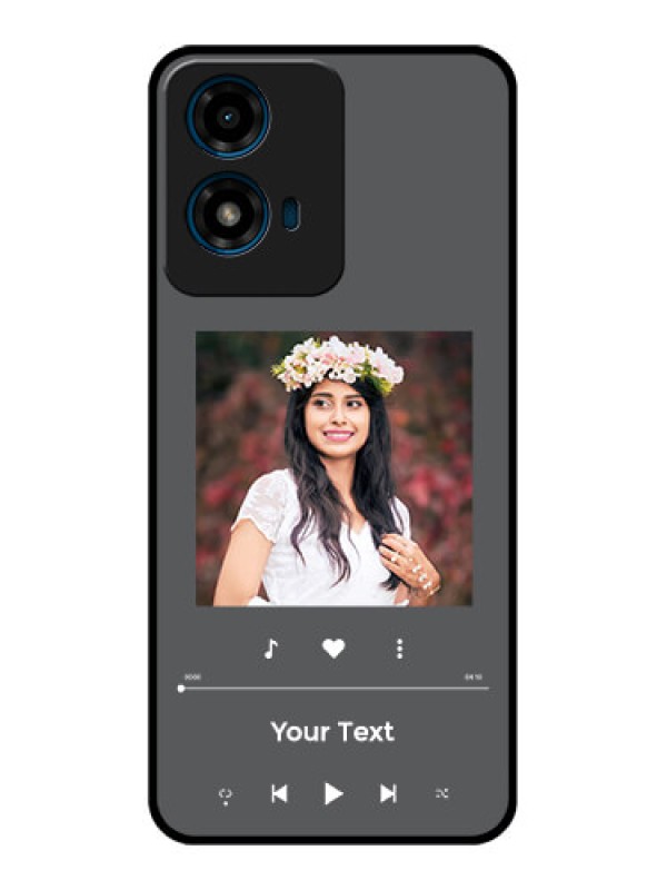 Custom Motorola G04S Custom Glass Phone CasePlay The Music Design