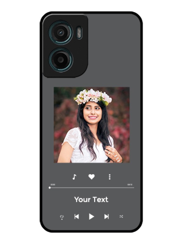 Custom Motorola G05 Custom Glass Phone Case - Play The Music Design