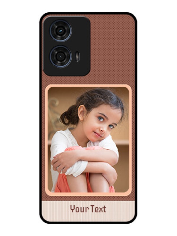 Custom Motorola G24 Power Custom Glass Phone CaseSimple Pic Upload Design