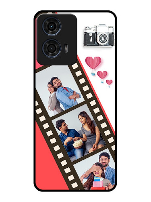 Custom Motorola G24 Power Custom Glass Phone Case3 Image Holder With Film Reel