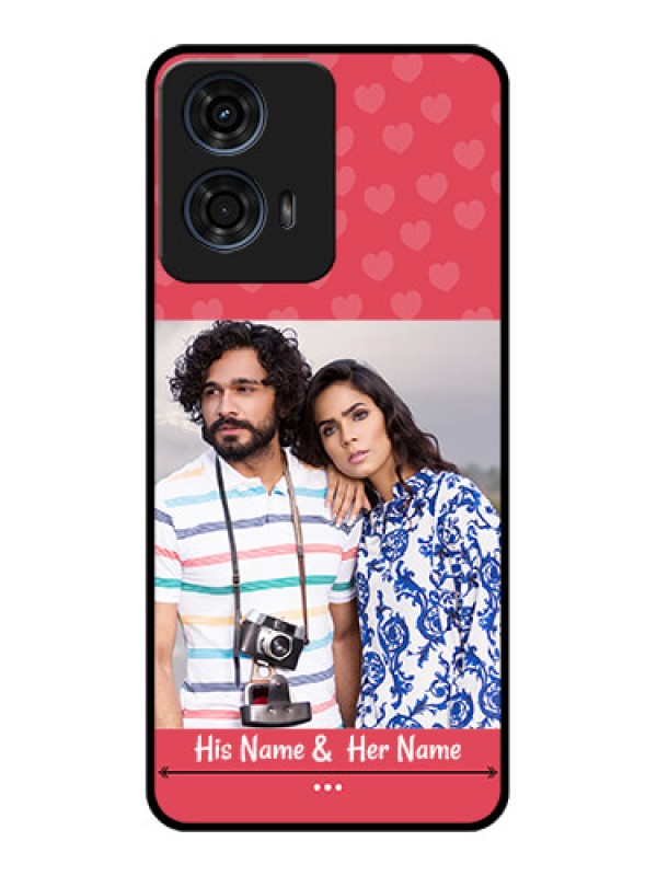 Custom Motorola G24 Power Custom Glass Phone CaseSimple Love Design