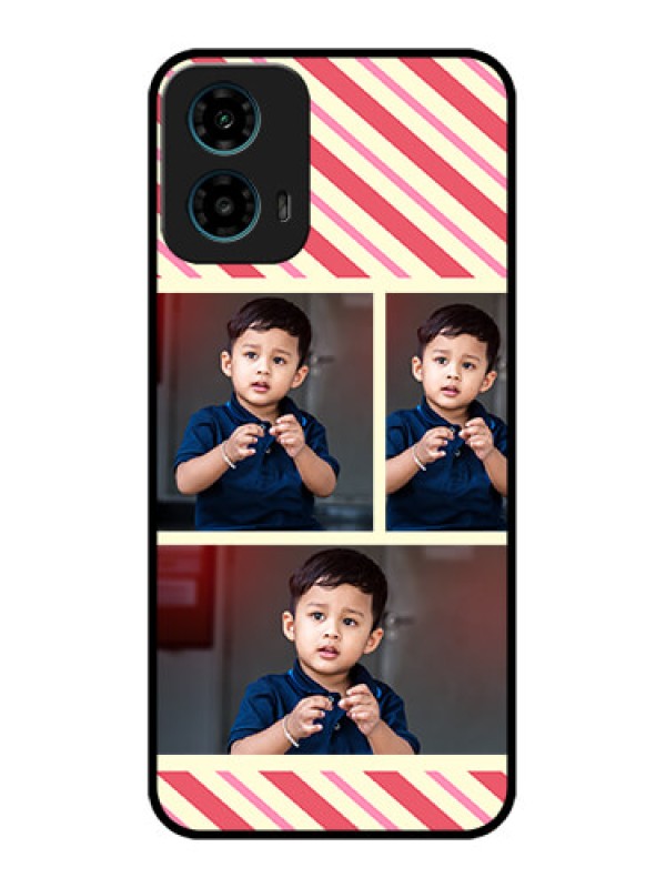 Custom Motorola G34 5G Custom Glass Phone Case - Picture Upload Mobile Case Design