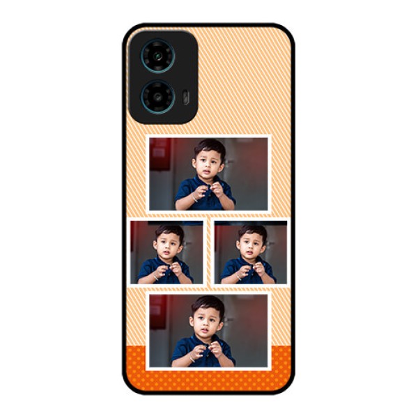 Motorola G34 5G Custom Glass Phone Case - Bulk Photos Upload Design Motorola G34 5G Custom Glass Phone Case - Bulk Photos Upload Design