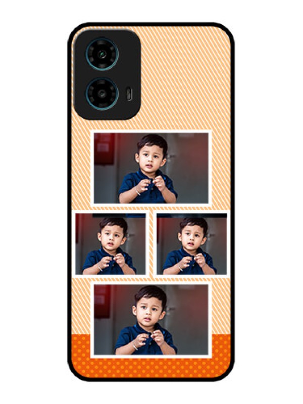 Custom Motorola G34 5G Custom Glass Phone Case - Bulk Photos Upload Design