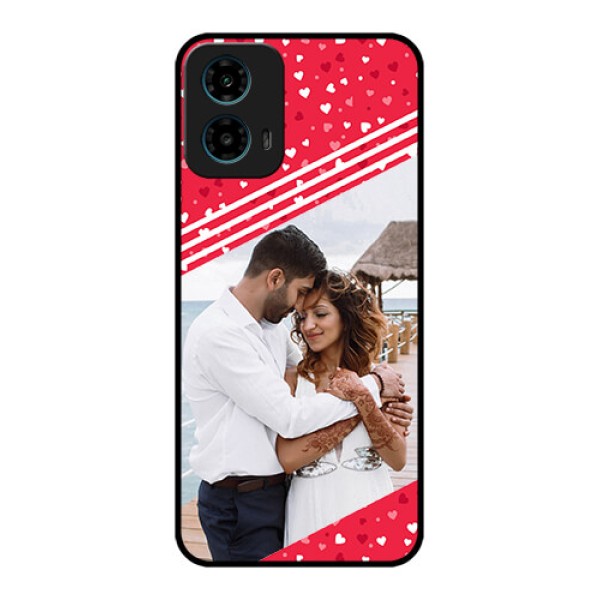 Motorola G34 5G Custom Glass Phone Case - Valentines Gift Design