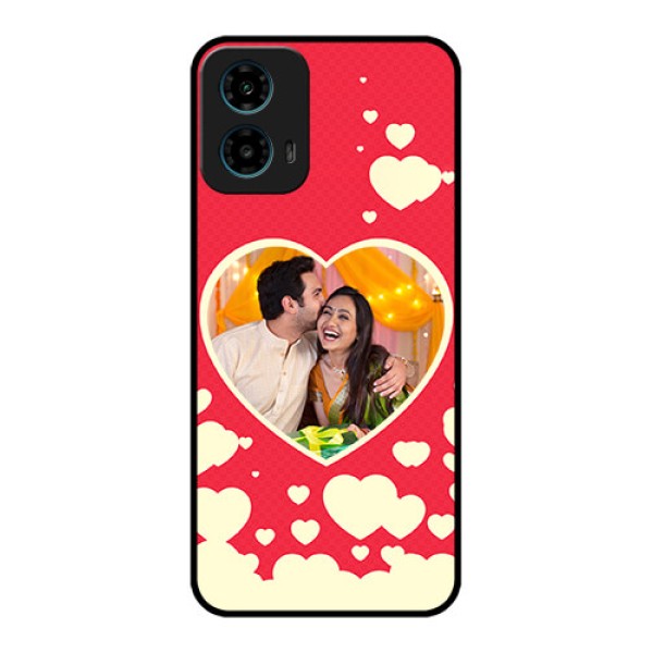 Motorola G34 5G Custom Glass Phone Case - Love Symbols Phone Cover Design Motorola G34 5G Custom Glass Phone Case - Love Symbols Phone Cover Design