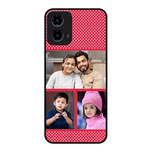 Motorola G34 5G Custom Glass Phone Case - Bulk Photo Upload Design Motorola G34 5G Custom Glass Phone Case - Bulk Photo Upload Design