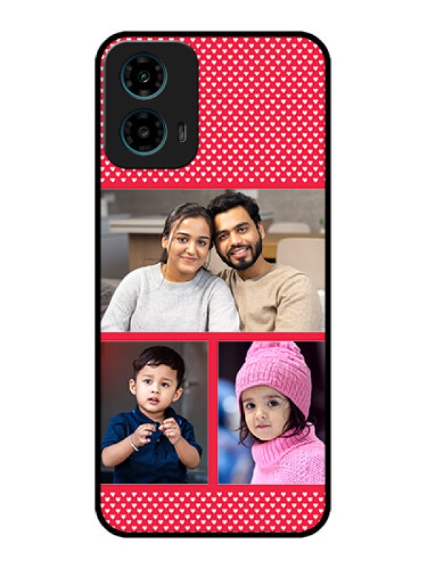 Custom Motorola G34 5G Custom Glass Phone Case - Bulk Photo Upload Design