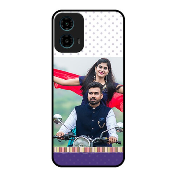 Motorola G34 5G Custom Glass Phone Case - Cute Family Design