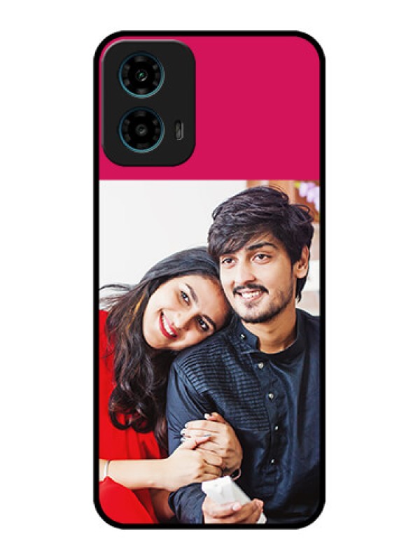 Custom Motorola G34 5G Custom Glass Phone Case - Anniversary Cover Design