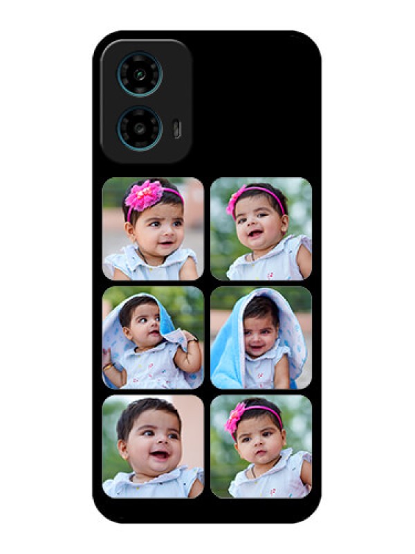 Custom Motorola G34 5G Custom Glass Phone Case - Multiple Pictures Design