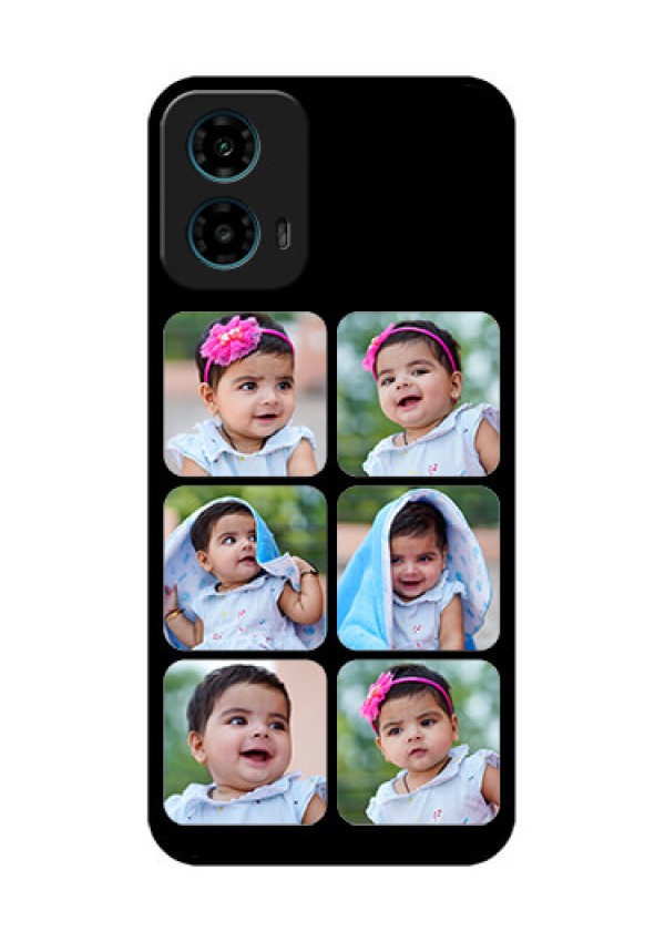 Motorola G34 5G Custom Glass Phone Case - Multiple Pictures Design