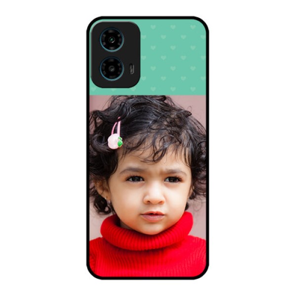 Motorola G34 5G Custom Glass Phone Case - Lovers Picture Design