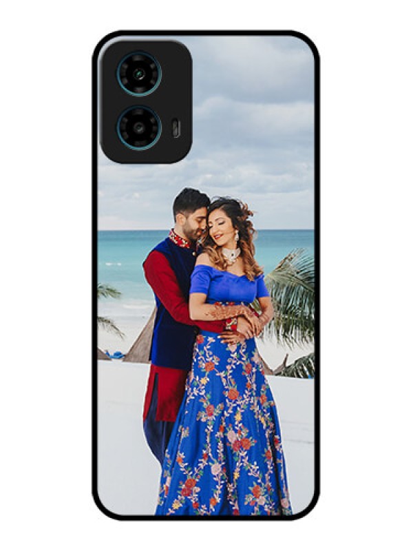 Custom Motorola G34 5G Custom Glass Phone Case - Upload Full Picture Design