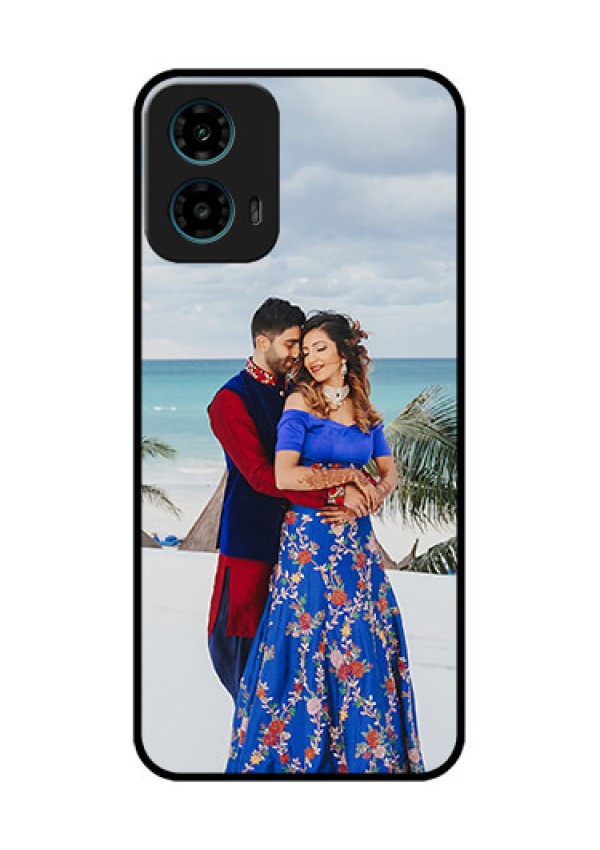 Motorola G34 5G Custom Glass Phone Case - Upload Full Picture Design
