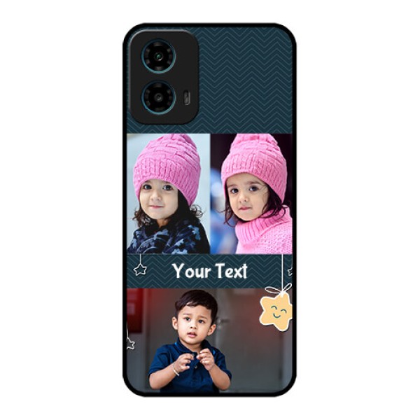 Motorola G34 5G Custom Glass Phone Case - Hanging Stars Design