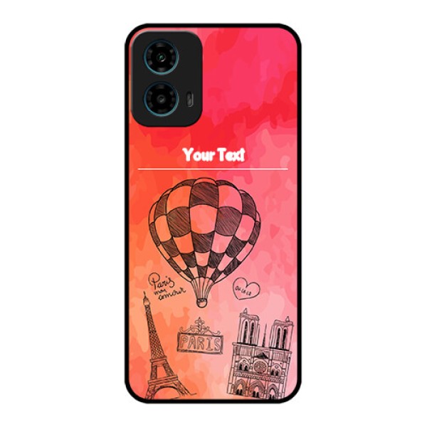 Motorola G34 5G Custom Glass Phone Case - Paris Theme Design