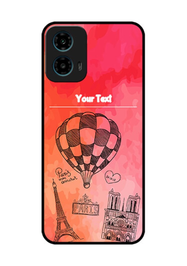 Motorola G34 5G Custom Glass Phone Case - Paris Theme Design