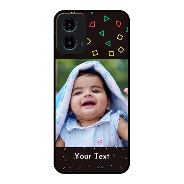 Motorola G34 5G Custom Glass Phone Case - With Confetti Birthday Design Motorola G34 5G Custom Glass Phone Case - With Confetti Birthday Design