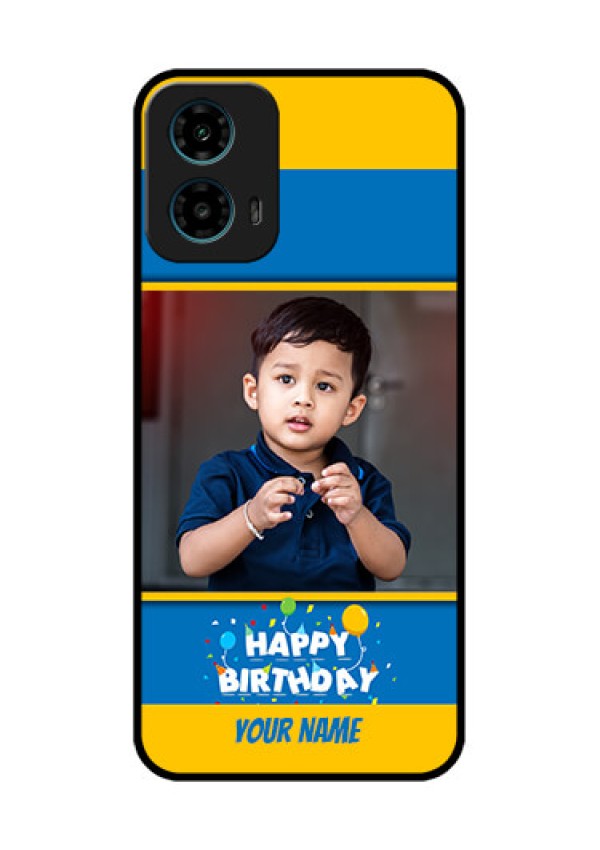Motorola G34 5G Custom Glass Phone Case - Birthday Wishes Design
